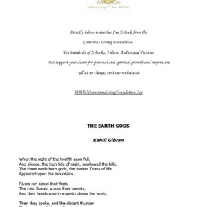 Gibran,The Earth gods