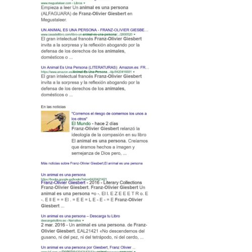 Giesbert,El animal es una persona - Imagen 1