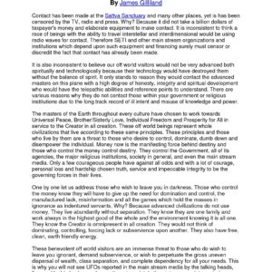 Gilliland,Contact E.T.and Censorship