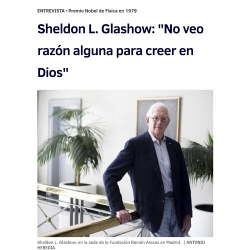 Glashow,Sheldon,No veo razon alguna para creer en Dios,M.G.Corral - Imagen 1