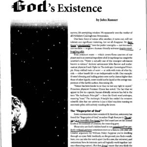 God Existence,J.Ronner