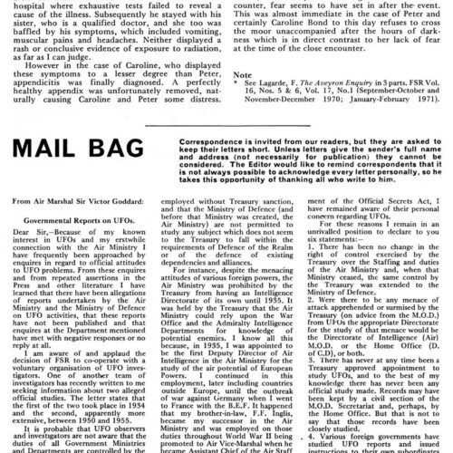 Goddard,Government UFO Reports,FSR77V24N1 - Imagen 1