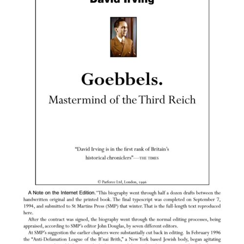 Goebbels,Mastermind of the Third Reich,David Irving - Imagen 1