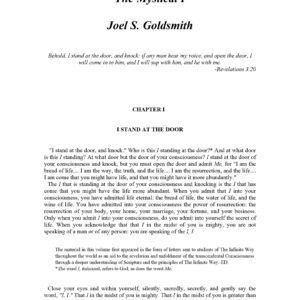 Goldsmith,The Mystical I