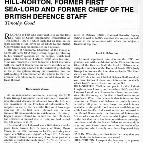 Good,Lord Hill-Norton Interview,FSR83V28N4 - Imagen 1