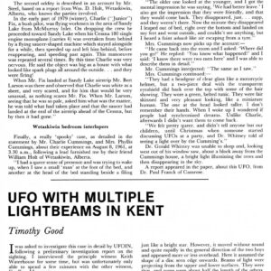 Good,UFO 1975,light beams,England,FSR80V26N3