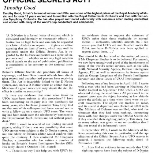Good,UFO reports,official U.K.secrets,FSR83V28N3 - Imagen 1