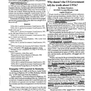 Government UFO Lies