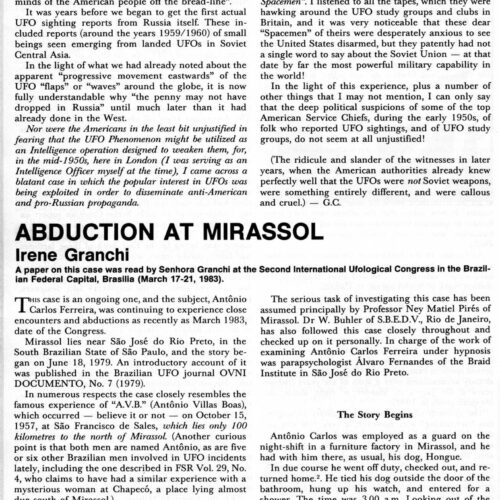 Granchi,Sex and UFOs 1979,Mirassol,Brazil,FSR84V30N1 - Imagen 1