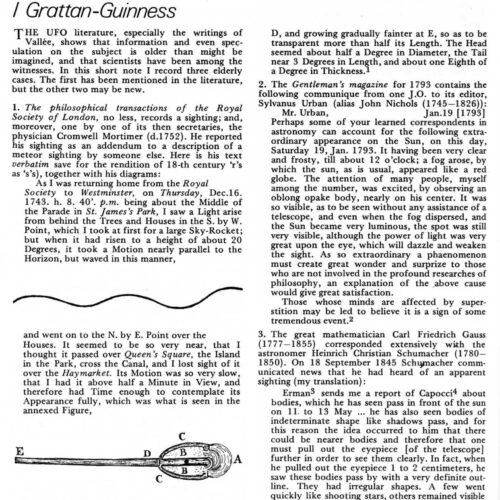 Grattan-Guinness,UFOs 1743,1793,1845,FSR77V23N2 - Imagen 1