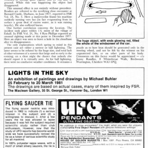 Green,Burning UFO 1980,England,FSR81V26N5