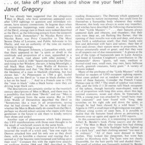 Gregory,UFOs and Demon Lore,FSR71V17N2 - Imagen 1