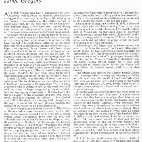 Gregory,UFOs on the Sea,FSR71V17N5 - Imagen 1