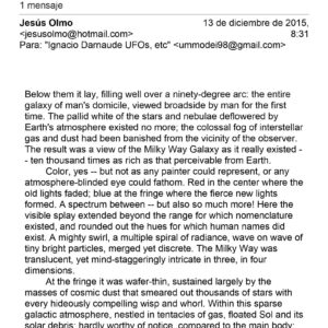 Grossinger,Richards,The night sky,Soul and cosmos Jesus Olmo