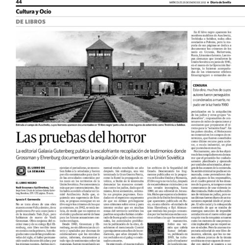 Grossman-Ehrenburg,El libro negro-2 - Imagen 1