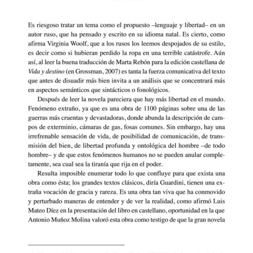 Grossman,Vida y destino,Alicia Saliva - Imagen 1