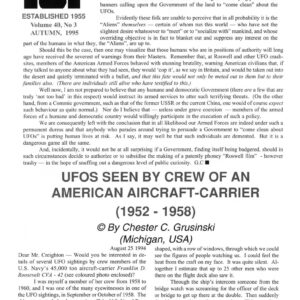 Grusinski,UFOs 1952-1958,USA,FSR1995V40N3