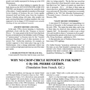 Guerin,Crop Circles Reports in FSR,FSR1999V44N1