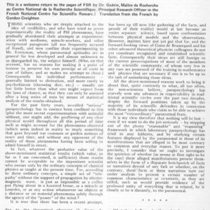 Guerin,Unity paranormal phenomena,FSR75V21N5