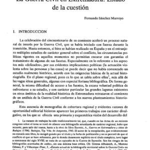 Guerra Civil en Extremadura