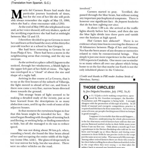 Guijarro,Abduction 1990,Spain,FSR1992V37N3 - Imagen 1