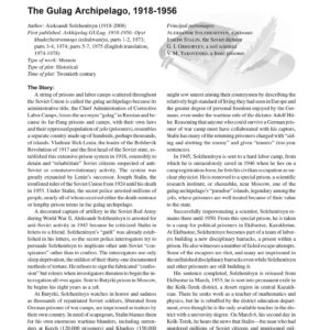 Gulag Archipelago
