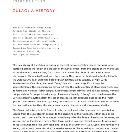 Gulag,A history,Introduction - Imagen 1
