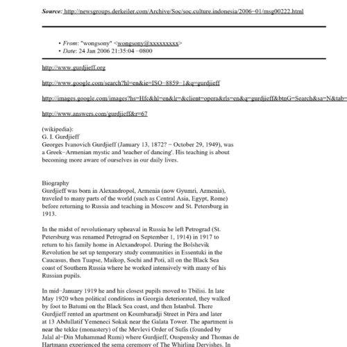 Gurdjieff Sources - Imagen 1