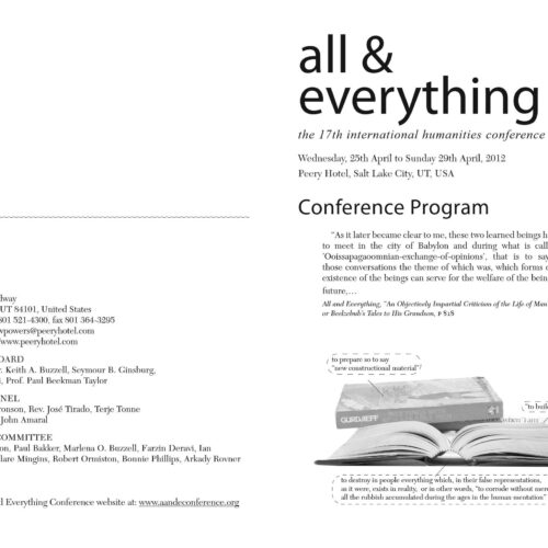 Gurdjieff,All and Everything Conference,2012 - Imagen 1