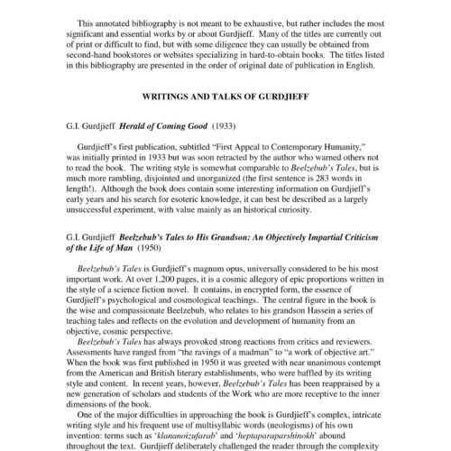 Gurdjieff,Annotated Bibliography - Imagen 1