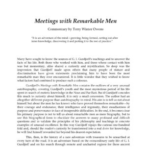 Gurdjieff,Meetings Remarkable Men