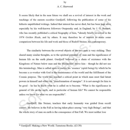 Gurdjieff,by A.C.Harwood - Imagen 1