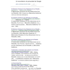 Gutierrez,Marcelino,El misticismo ortodoxo en sus relaciones con la filosofia