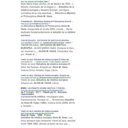 Haas,Alois M.,Estudios de mistica europea - Imagen 1