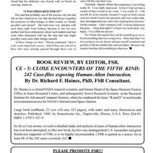 Haines,242 Human-Alien Interactions,CE-5,G.Creighton,FSR1999V44N4
