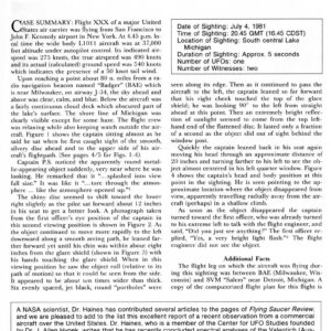 Haines,UFO 1981,Lake Michigan-1,FSR82V27N4