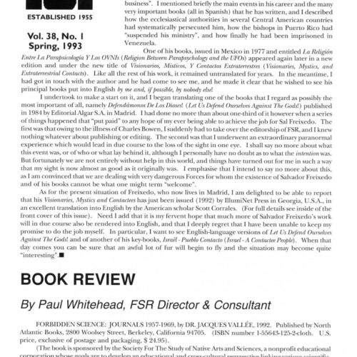 Haines,UFO 1989,California,FSR1993V38N1 - Imagen 1