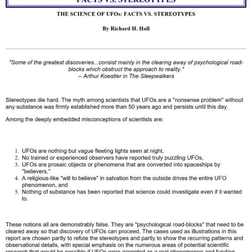 Hall,Richard,UFOs,facts vs. stereotypes - Imagen 1