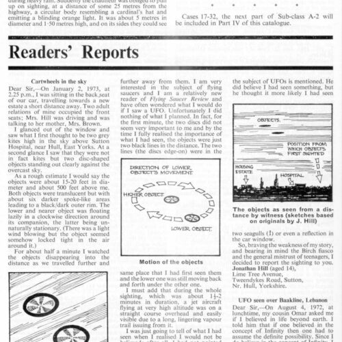 Hamadi,UFOs 1972,Lebanon,FSR-CH 1973 N 15 - Imagen 1