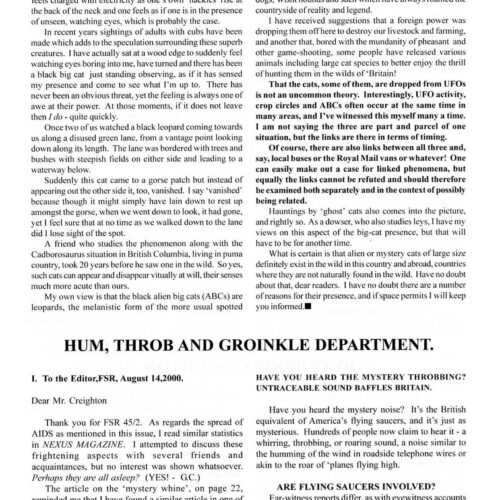 Hampton,Mystery Humming Sounds,Britain,FSR2001V46N1 - Imagen 1