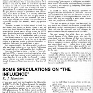 Hampton,The Influence,FSR1985V30N3