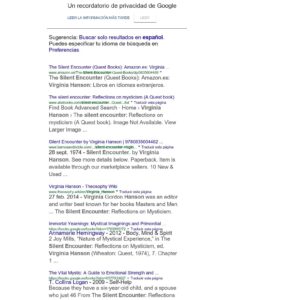 Hanson,Virginia,The silent encounter