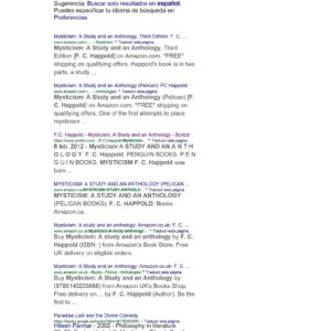 Happold,F.C.,Mysticism.A study and an anthology