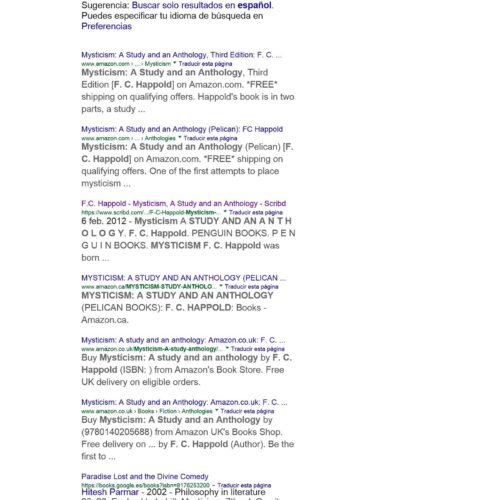 Happold,F.C.,Mysticism.A study and an anthology - Imagen 1