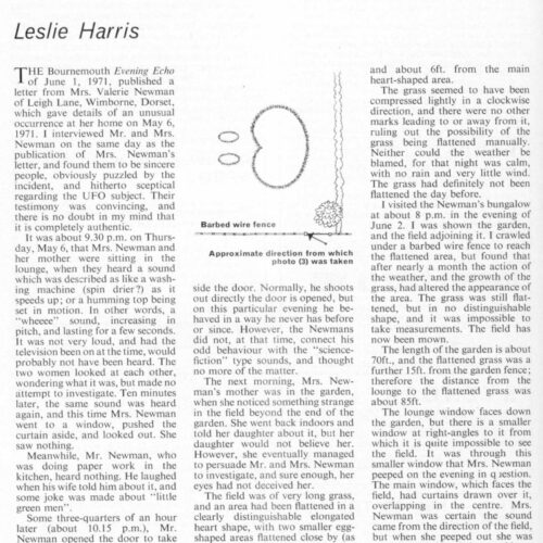 Harris,Landing 1971,soil traces,England,FSR71V17N6 - Imagen 1