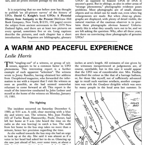 Harris,UFO 1980,England,FSR1981V27N3 - Imagen 1