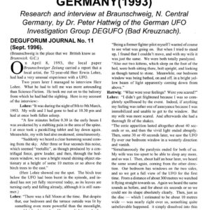 Hattwig,UFOs 1993,Germany,FSR1996V41N4