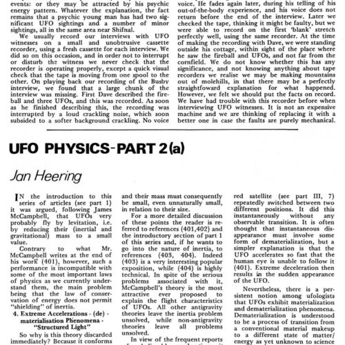 Heering,UFO Physics-2a,FSR79V24N5 - Imagen 1
