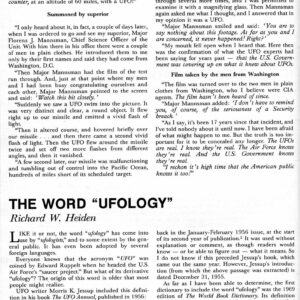 Heiden,The Word Ufology,FSR83V29N1