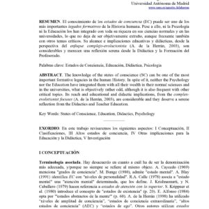 Herran,Estados de Conciencia